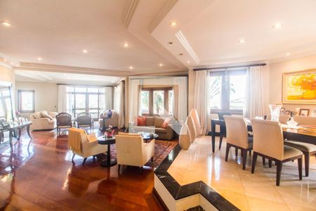 Sala de casa de condomínio à venda com 4 quartos, 703m² em Tamboré, Santana de Parnaíba