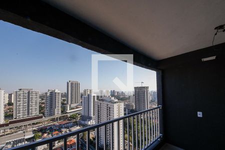 Varanda da Sala/Cozinha de apartamento à venda com 2 quartos, 31m² em Vila Santa Clara, São Paulo