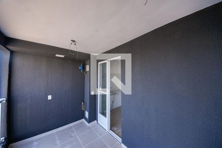 Varanda da Sala/Cozinha de apartamento à venda com 2 quartos, 31m² em Vila Santa Clara, São Paulo