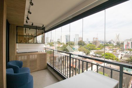 Varanda de apartamento à venda com 2 quartos, 64m² em Vila Cordeiro, São Paulo