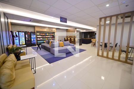 Hall de entrada de apartamento para alugar com 1 quarto, 30m² em Setor Marista, Goiânia