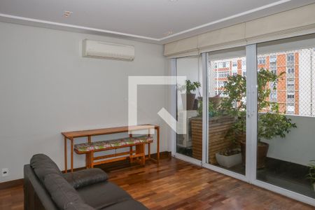 Sala de apartamento à venda com 3 quartos, 126m² em Perdizes, São Paulo