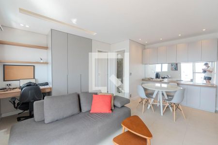 Sala de apartamento para alugar com 1 quarto, 55m² em Bela Vista, São Paulo