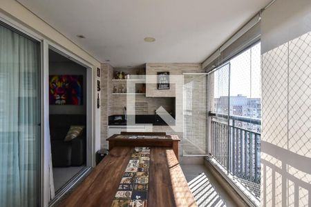 Varanda da Sala de apartamento à venda com 3 quartos, 104m² em Parque Reboucas, São Paulo