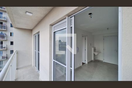 Varanda de apartamento à venda com 1 quarto, 30m² em Bom Retiro, São Paulo