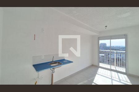Sala/Cozinha de apartamento à venda com 1 quarto, 30m² em Bom Retiro, São Paulo