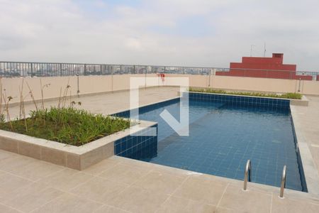 Área comum - Piscina de apartamento para alugar com 2 quartos, 42m² em Vila Palmares, São Caetano do Sul