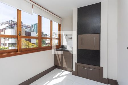 Sala de apartamento à venda com 3 quartos, 109m² em Petrópolis, Porto Alegre