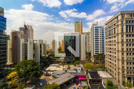 Vista Sala de Tv de apartamento à venda com 2 quartos, 70m² em Cidade Monções, São Paulo