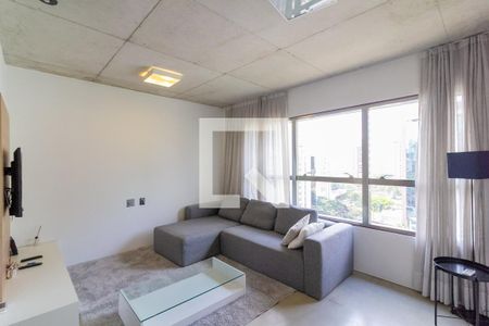 Sala de Tv de apartamento à venda com 2 quartos, 70m² em Cidade Monções, São Paulo