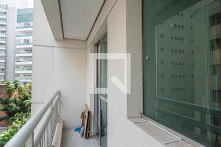 Varanda da Sala de apartamento à venda com 2 quartos, 45m² em Consolação, São Paulo