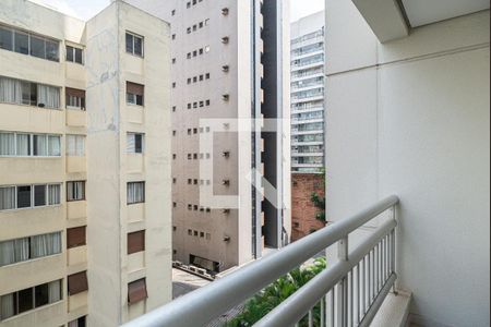 Varanda da Sala de apartamento à venda com 2 quartos, 45m² em Consolação, São Paulo