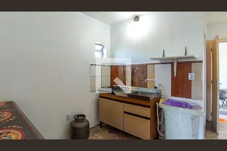 Cozinha de kitnet/studio para alugar com 1 quarto, 20m² em Cristal, Porto Alegre