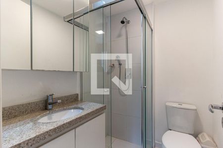 Banheiro de kitnet/studio para alugar com 1 quarto, 22m² em Centro Histórico de São Paulo, São Paulo