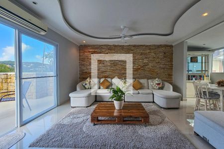 Sala 2 de apartamento para alugar com 3 quartos, 220m² em Loteamento Joao Batista Juliao, Guarujá