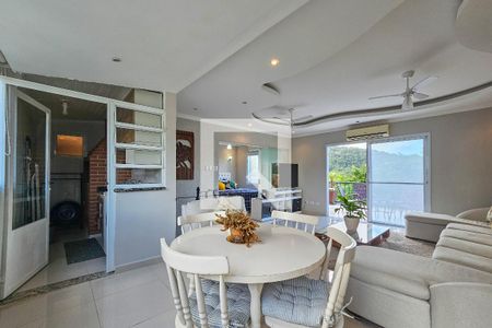 Sala 2 de apartamento para alugar com 3 quartos, 220m² em Loteamento Joao Batista Juliao, Guarujá
