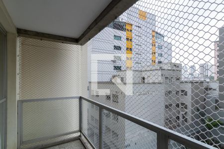 Varanda da Sala de apartamento para alugar com 2 quartos, 98m² em Vila Nova Conceição, São Paulo