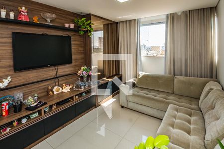 Sala de apartamento para alugar com 3 quartos, 90m² em Castelo, Belo Horizonte