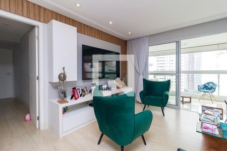 Sala de apartamento à venda com 3 quartos, 142m² em Campo Belo, São Paulo