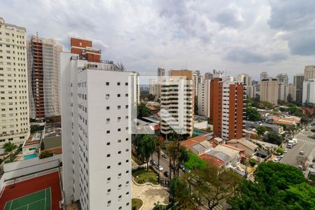 Sala - Vista de apartamento à venda com 3 quartos, 142m² em Campo Belo, São Paulo