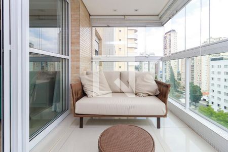 Sala - Varanda de apartamento à venda com 3 quartos, 142m² em Campo Belo, São Paulo