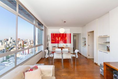 Sala de apartamento à venda com 3 quartos, 106m² em Gutierrez, Belo Horizonte