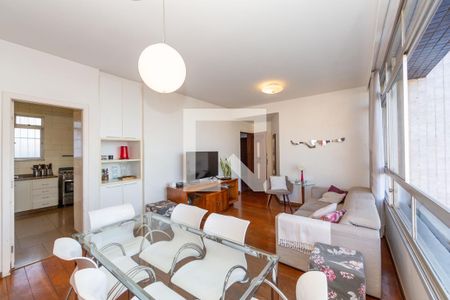 Sala de apartamento à venda com 3 quartos, 106m² em Gutierrez, Belo Horizonte
