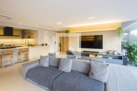 Sala de apartamento à venda com 3 quartos, 197m² em Jardim das Acacias, São Paulo