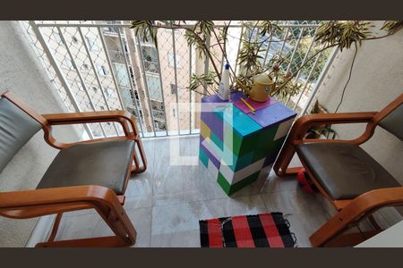 Varanda da Sala de apartamento à venda com 2 quartos, 63m² em Vila Santana, São Paulo