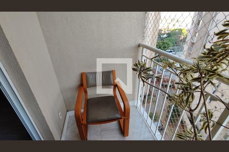 Varanda da Sala de apartamento à venda com 2 quartos, 63m² em Vila Santana, São Paulo