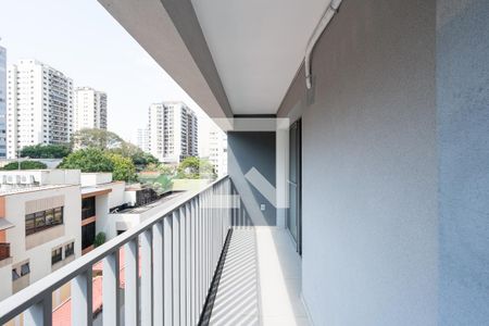 Varanda de kitnet/studio para alugar com 1 quarto, 22m² em Vila Clementino, São Paulo