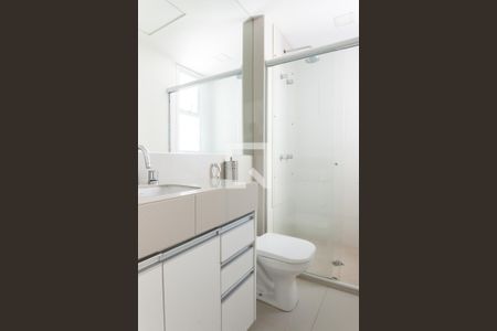 Banheiro Social de apartamento para alugar com 2 quartos, 74m² em Caiçaras, Belo Horizonte