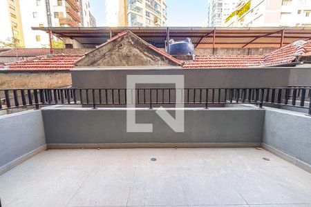 Varanda de kitnet/studio à venda com 1 quarto, 25m² em Cerqueira César, São Paulo