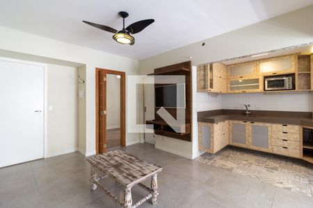 Sala/Cozinha de apartamento para alugar com 1 quarto, 44m² em Jardim Paulista, São Paulo