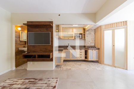 Sala/Cozinha de apartamento para alugar com 1 quarto, 44m² em Jardim Paulista, São Paulo