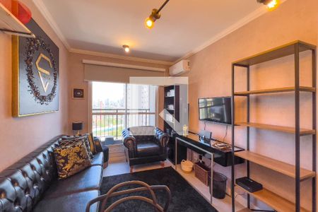 Sala/Cozinha de apartamento para alugar com 1 quarto, 32m² em Vila São José, São Paulo