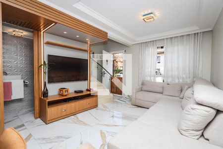 Sala de casa de condomínio à venda com 3 quartos, 127m² em Jardim São Luís, São Paulo