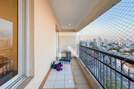 Varanda da Sala de apartamento à venda com 3 quartos, 98m² em Vila Dom Pedro I, São Paulo