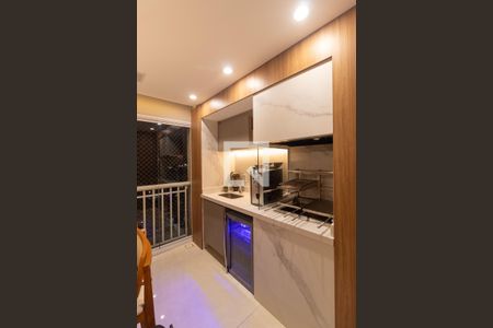 Varanda gourmet de apartamento à venda com 4 quartos, 181m² em Campo Grande, São Paulo