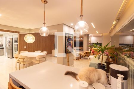 Varanda gourmet de apartamento à venda com 4 quartos, 181m² em Campo Grande, São Paulo