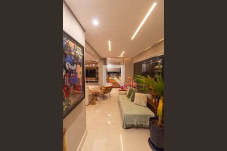 Varanda gourmet de apartamento à venda com 4 quartos, 181m² em Campo Grande, São Paulo