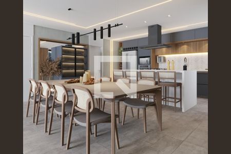 Sala de Jantar de apartamento à venda com 3 quartos, 145m² em Cidade Nova, Belo Horizonte