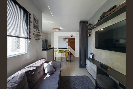 Sala de apartamento à venda com 2 quartos, 108m² em Parque Oratório, Santo André