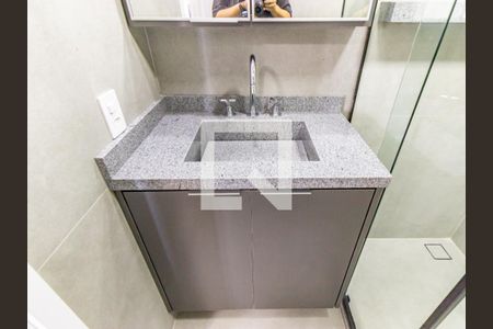 Banheiro de apartamento à venda com 1 quarto, 26m² em Belenzinho, São Paulo