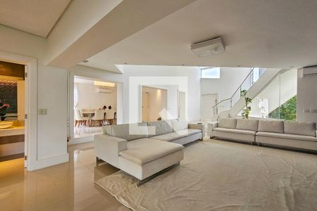 Sala de casa de condomínio para alugar com 5 quartos, 1000m² em Jardim Acapulco, Guarujá