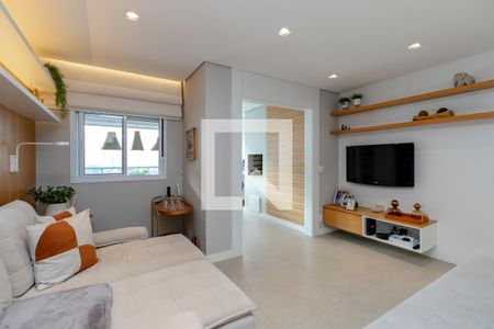 Sala/Cozinha de apartamento à venda com 2 quartos, 71m² em Santo Amaro, São Paulo