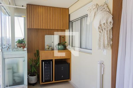 Varanda da Sala de apartamento à venda com 3 quartos, 82m² em Várzea da Barra Funda, São Paulo