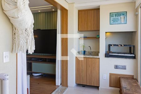 Varanda da Sala de apartamento à venda com 3 quartos, 82m² em Várzea da Barra Funda, São Paulo