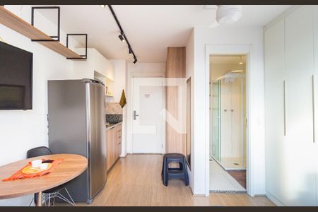 Cozinha de kitnet/studio para alugar com 1 quarto, 20m² em Brás, São Paulo