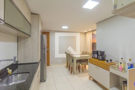 Sala/Cozinha de apartamento para alugar com 2 quartos, 40m² em Estância Velha, Canoas